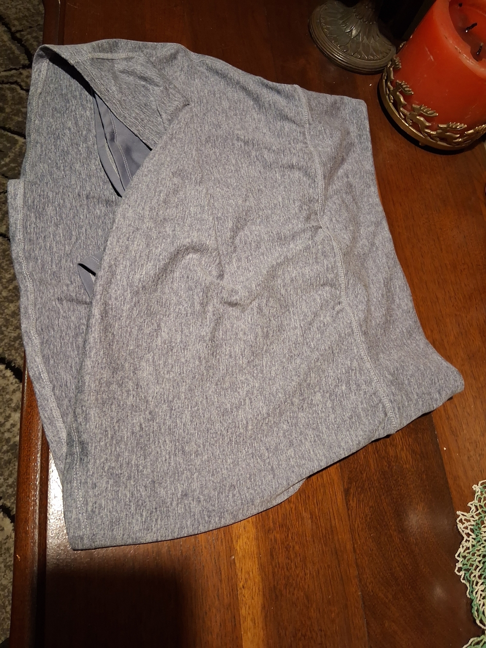 Zobha Heather Gray Athletic Skort